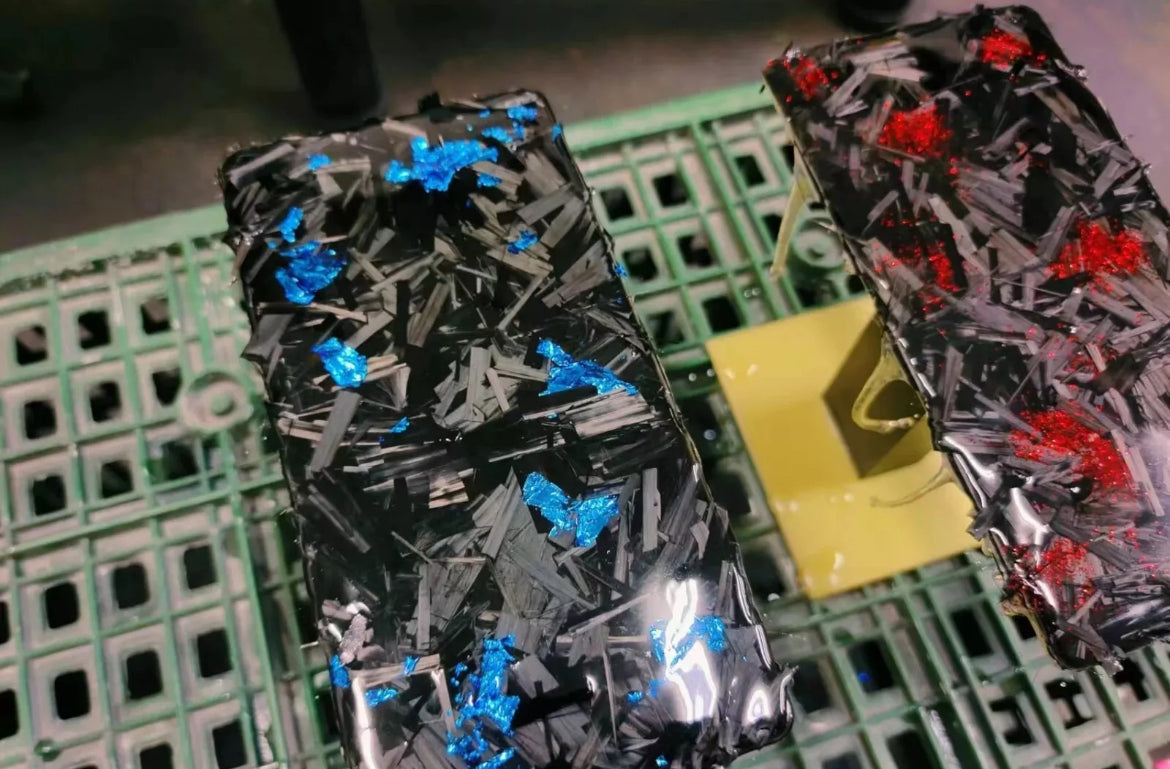 Chopped Carbon Fiber Forging Color Flakes Handmade DIY Crafts