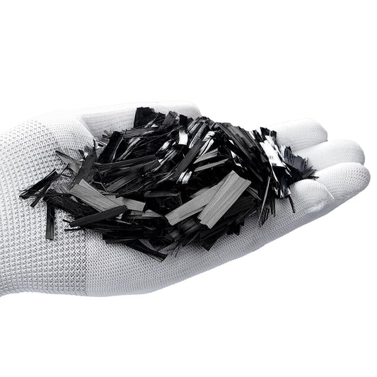 Chopped Carbon Fiber Chips Forged 0.25” 1”